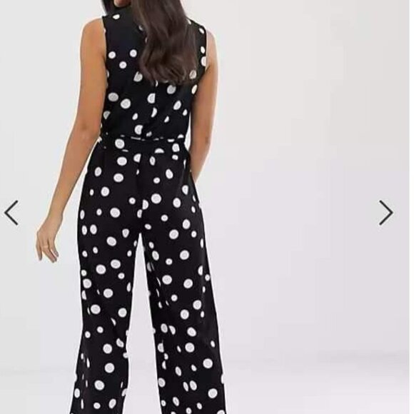 BNWT Yasnatal Polkadot Jumpsuit US4/UK8 - Picture 7 of 8